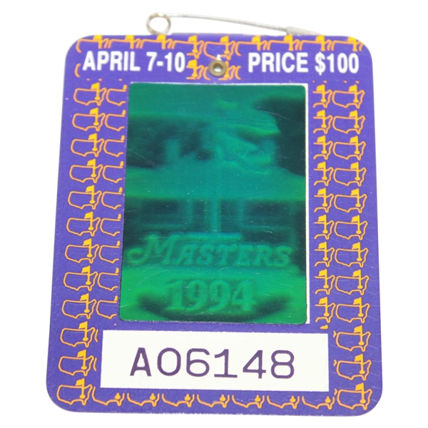 1994 Masters Series Badge #A06148