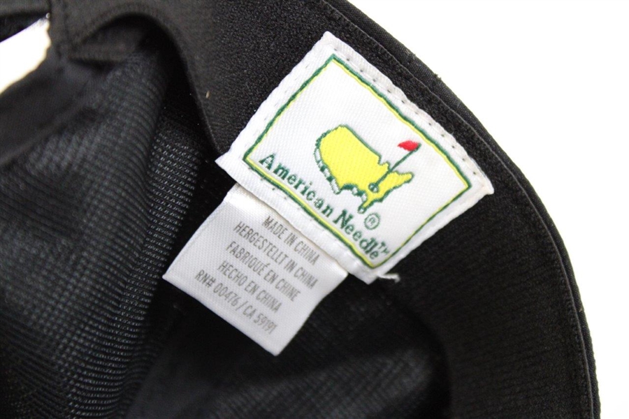 Augusta National Golf Club Black and White Logo American Needle Hat With Tags