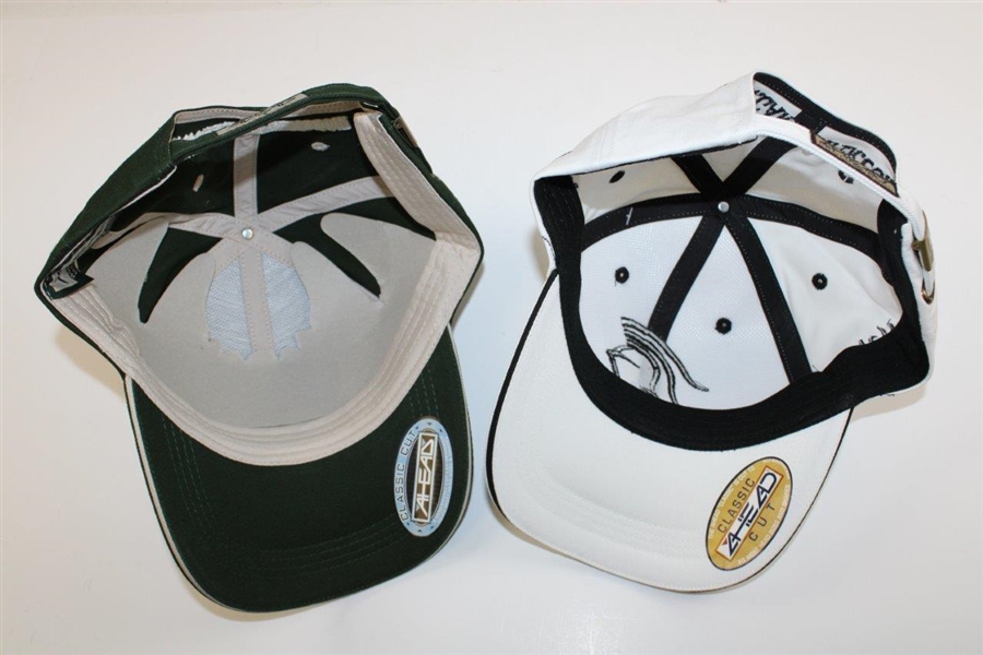 Two (2) Gary Player Callaway Golf Hats - Green & White