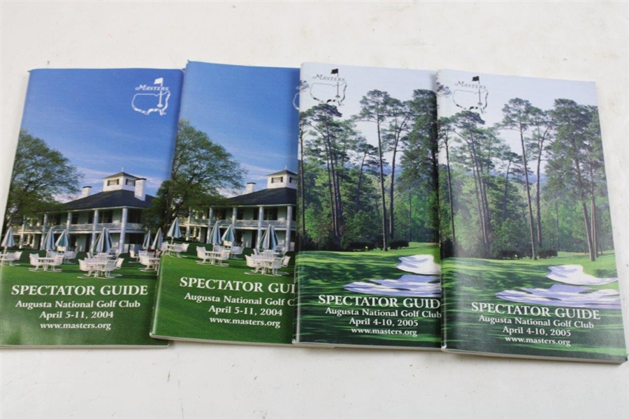 Lot of Twenty (20) Masters Spectator Guides From Years 2004-2019