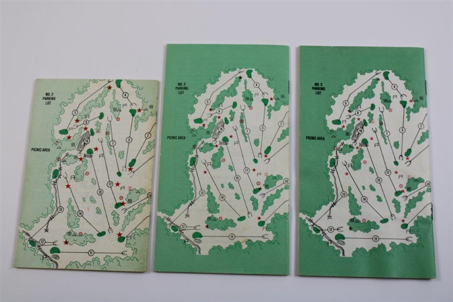 1973, 1976 & 1979 Masters Tournament Spectator Guides