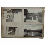 Lady Golfers Early Photos On Scrapbook Page