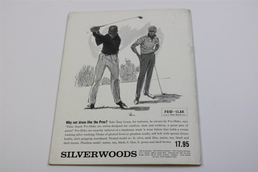1964 Los Angeles Open at Rancho Golf Course Official Program
