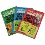 Jack Nicklaus The Best Way To Better Golf Number 1-3 Books 