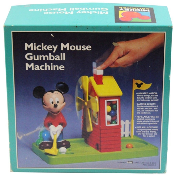 Classic Mickey Mouse Gumball Machine in Original Package by Leaf, Inc.