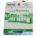 2019 Masters Tournament SERIES Badge #R05700 - Tiger Woods 5th Masters Win