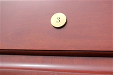 Walter Hagen's Original World Golf Hall of Fame Cherry Wood Locker Door #3