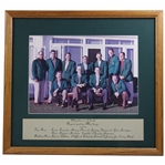 Gene Sarazens Personal 1952 Masters Club Organization Meeting Photo - 1st Champs Dinner