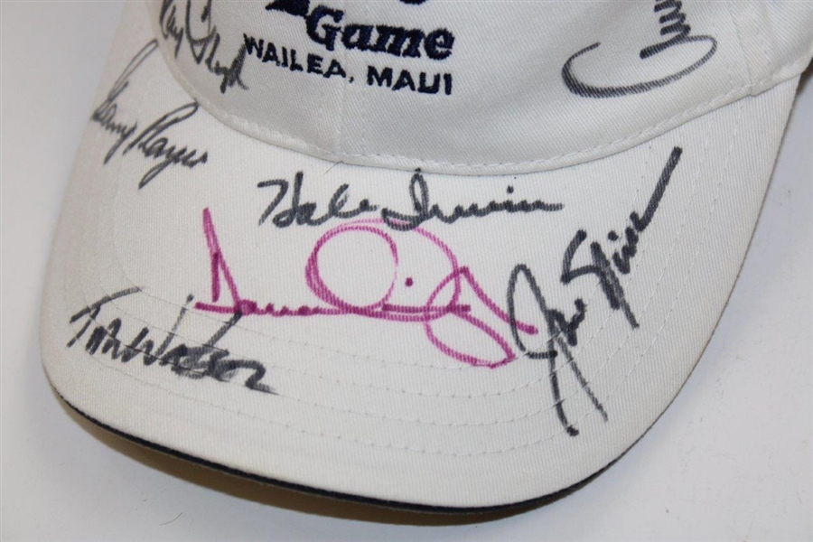 Palmer, Nicklaus, Player & others Signed Wendy's Skins Hat JSA ALOA
