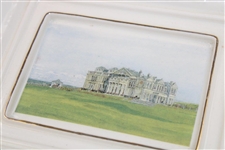 St. Andrews Millennium Collection Porcelain Wall Dish by Artist Bill Waugh
