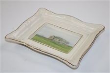 St. Andrews Millennium Collection Porcelain Wall Dish by Artist Bill Waugh