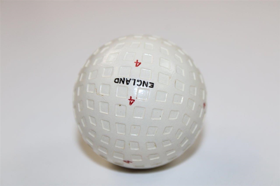 Vintage Mesh Pattern Dunlop 4 Golf Ball
