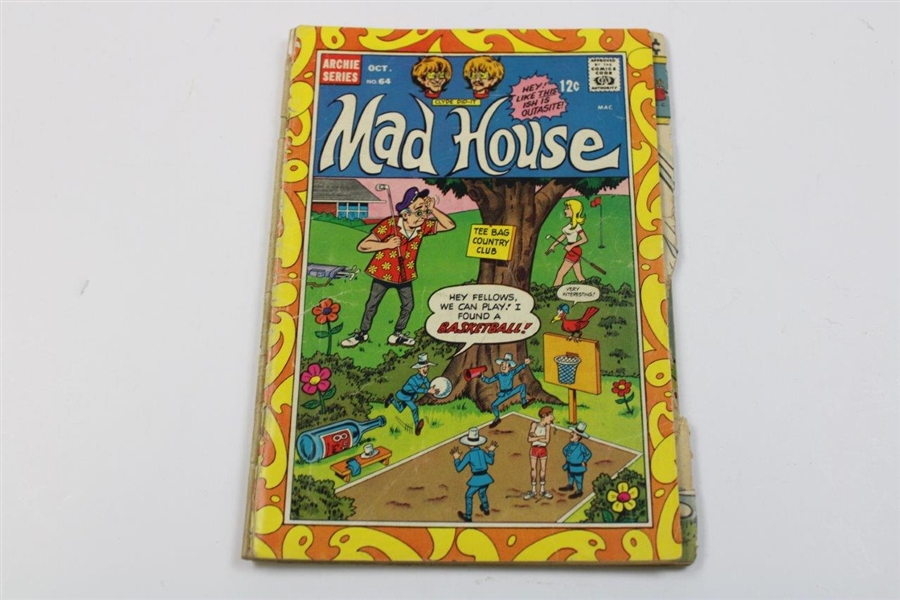 Three (3) Vintage 1940s-1960s Comic Books Including King Comics, Whack & Mad House