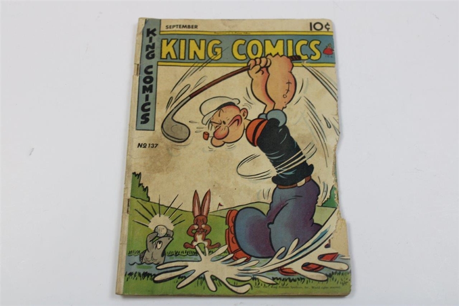 Three (3) Vintage 1940s-1960s Comic Books Including King Comics, Whack & Mad House