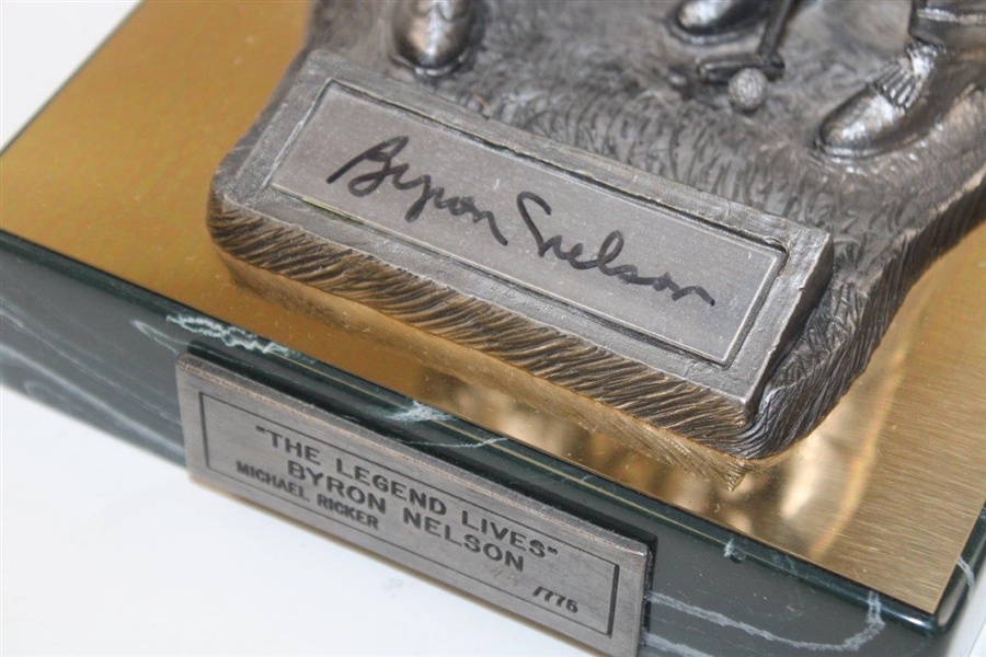 Byron Nelson Signed LTD ED 'The Legend Lives Byron Nelson' Statue # 45/775 w/COA