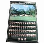 Legendary Champions Of The Masters Poster From Years 1934-1995 