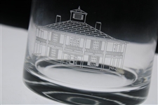 Augusta National Clubhouse Logo Glass Biscuit Barrel w/Lid