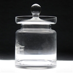 Augusta National Clubhouse Logo Glass Biscuit Barrel w/Lid