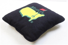 Masters Tournament Logo Black Pillow