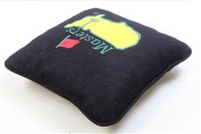 Masters Tournament Logo Black Pillow