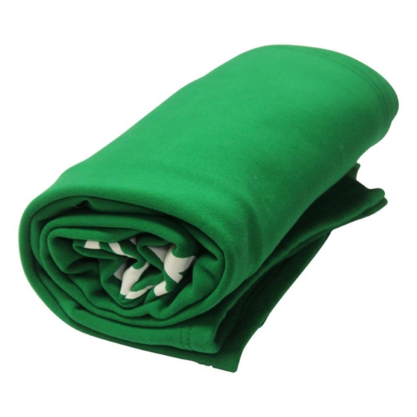 Masters Tournament Logo Bright Green Blanket