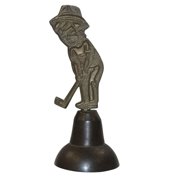 Bells Of Sarna, India Golfer Theme Brass Bell