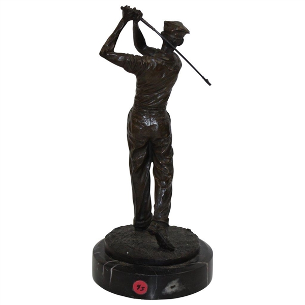 Ben Hogan Bronze 1950 US Open at Merion Sculpture on Marble Base by Ron Tunison
