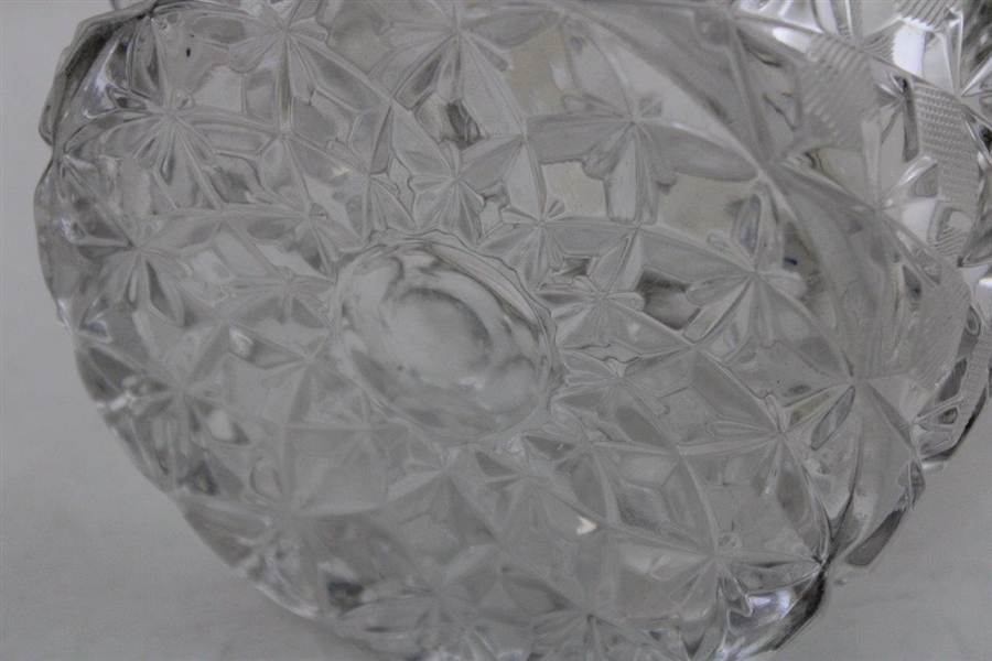 1968 PGA Champions' Dinner Large Crystal Cut Glass Ice Bucket Bowl