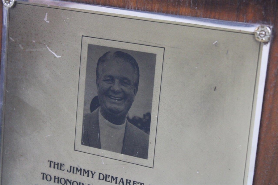 Gene Sarazen's Personal 1985 Jimmy Demaret Award Plaque