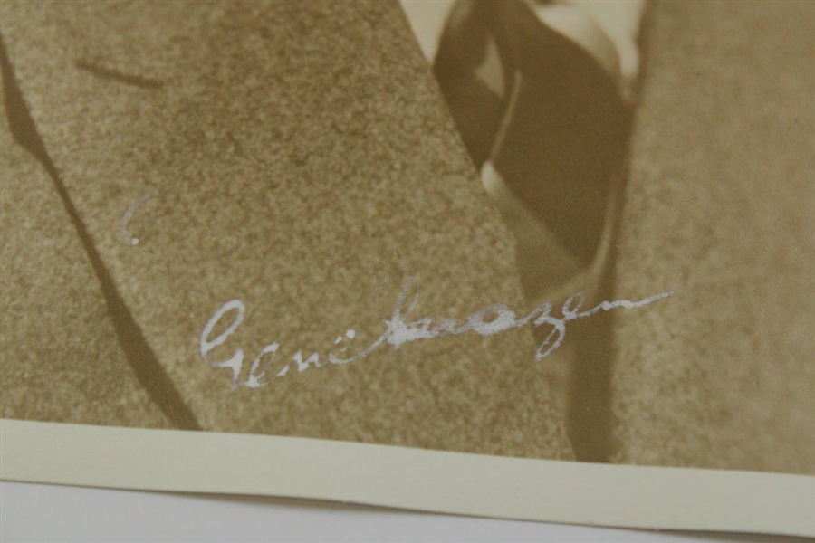 Gene Sarazen Signed Black And White Headshot Vtg. Photo - Sarazen Collection JSA ALOA