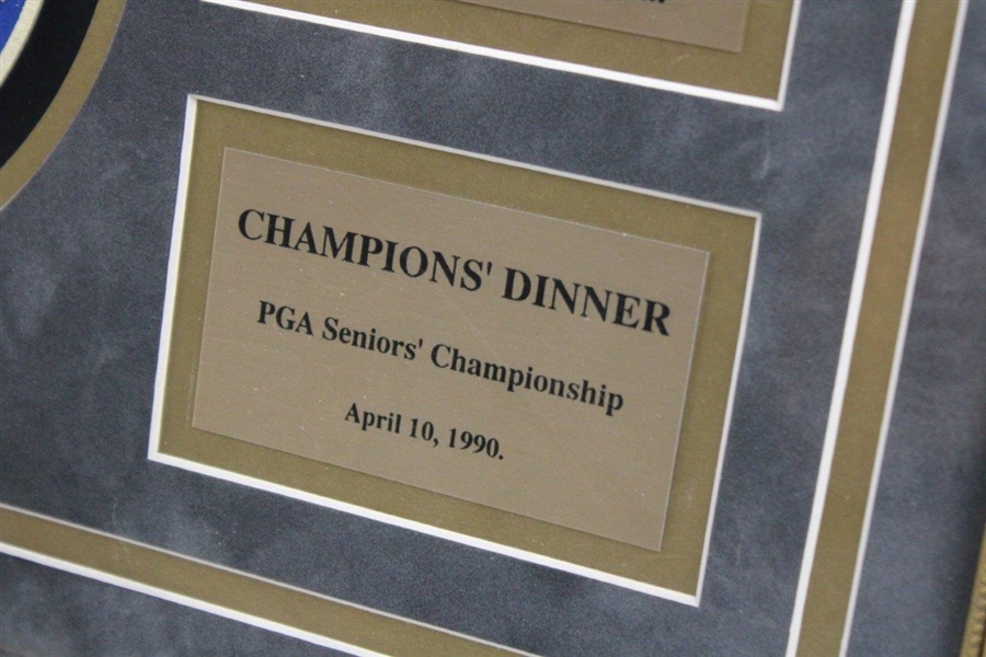 Gene Sarazen's Personal 1990 PGA Senior Championship Award For Contributions To The Game