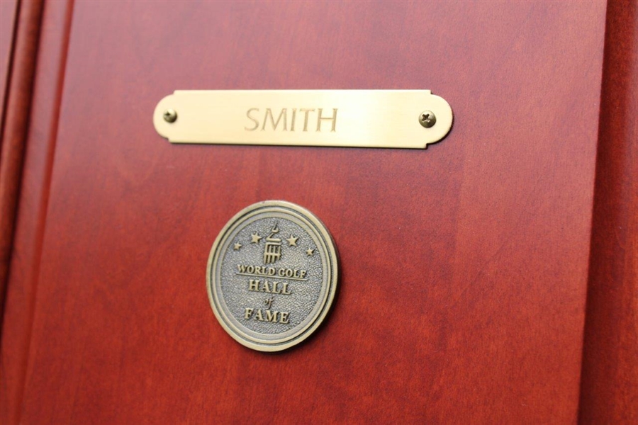 Horton Smith's Original World Golf Hall of Fame Cherry Wood Locker Door #63