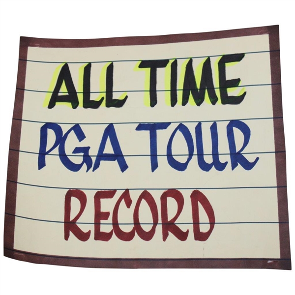 Jim Furyk Shoots New Course/Tournament & All-Time PGA Tour Record 58 Official Sheets