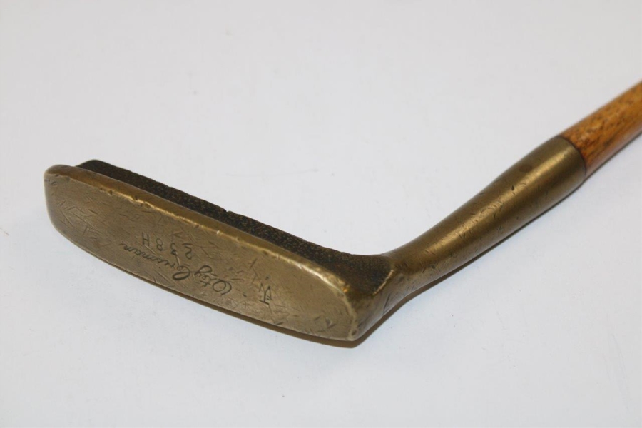 Ted Williams' Personal Otey Crisman Putter 'TW' Engraving