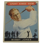 Bobby Jones 1933 Goudey Sport Kings Golf Card No. 38- Excellent Condition