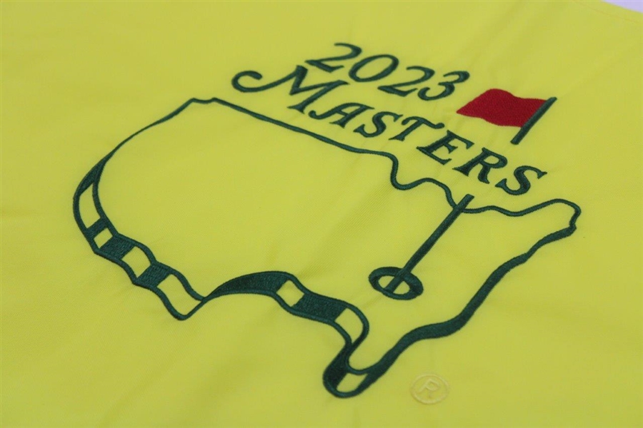 2023 Masters Tournament Embroidered Flag - Jon Rahm Winner