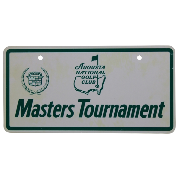 Augusta National Golf Club 'Masters Tournament' Cadillac Green/White License Plate