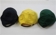 Masters Tournament Staff, Range & Litter Caddy Hats - Navy/Yellow/Green