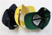 Masters Tournament Staff, Range & Litter Caddy Hats - Navy/Yellow/Green