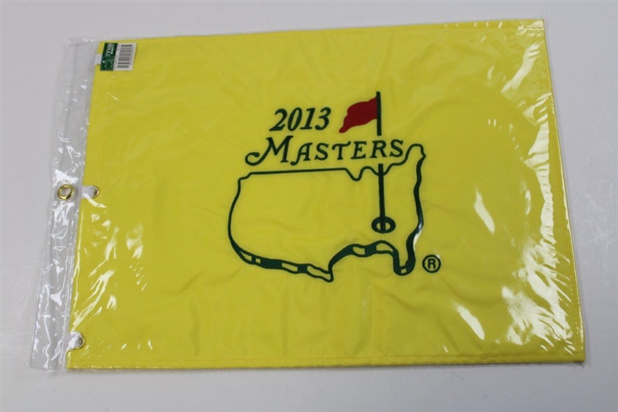 Seven (7) Masters Tournament Flags in Original Sleeves - 2000, 2003, 2007-2009, 2011 & 2013