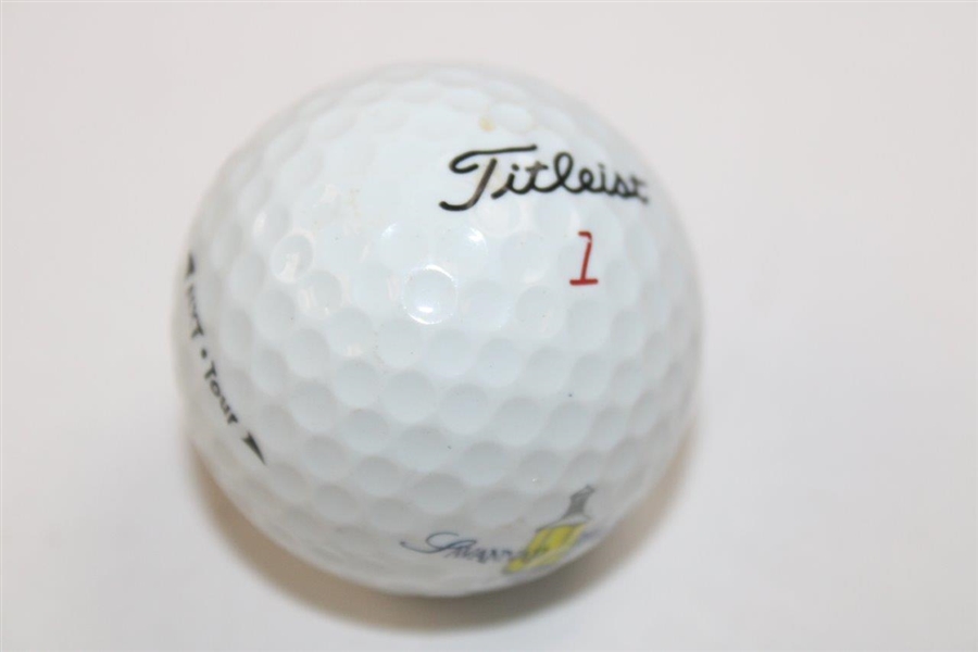 Arnold Palmer Signed Titleist Savannah Harbor Logo Golf Ball JSA ALOA
