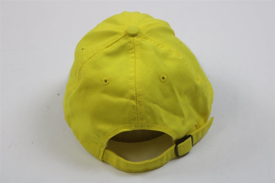 Masters Tournament Yellow 'Litter' Caddy Hat