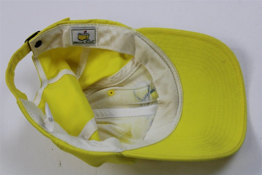 Masters Tournament Yellow 'Litter' Caddy Hat