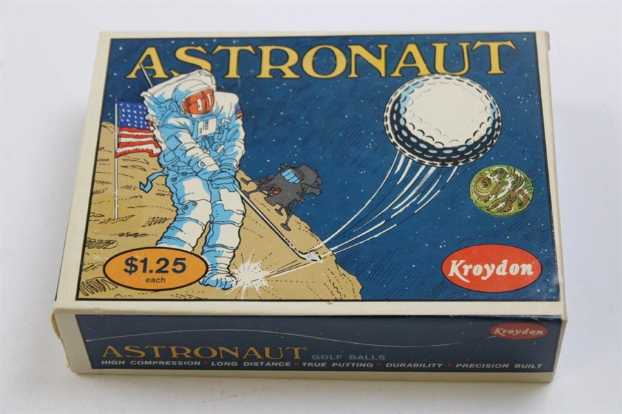 Dozen Kroydon Astronaut Golf Balls W/ Box