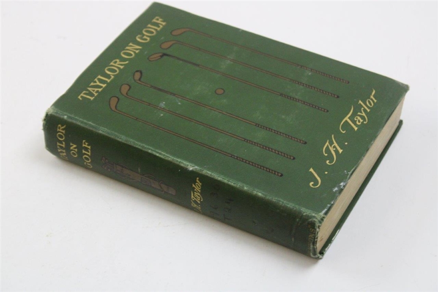 1902 'Taylor On Golf' 1st Edition By J.H. Taylor