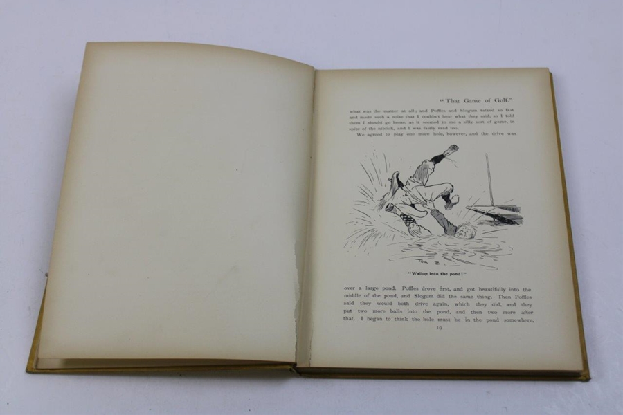 1902 'That Game Of Golf & Some Other Sketches' 1st Edition By Tom Browne