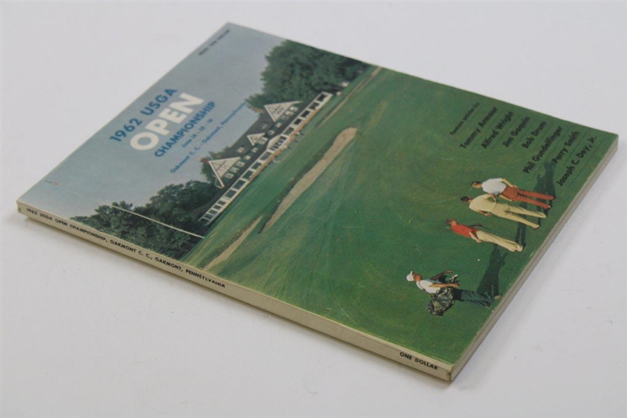 1962 US Open at Oakmont Country Club Official Program - Nicklaus First Major Win