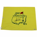 Tiger Woods Signed 2002 Masters Embroidered Flag UDA #SHO25468