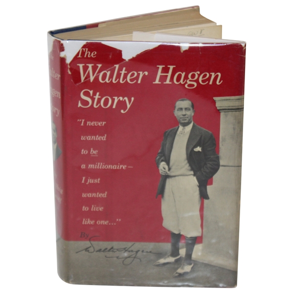 1956 'The Walter Hagen Story' First Printing By Walter Hagen