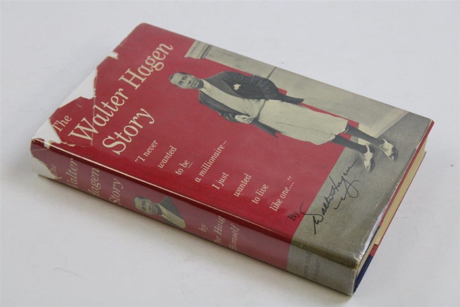 1956 'The Walter Hagen Story' First Printing By Walter Hagen